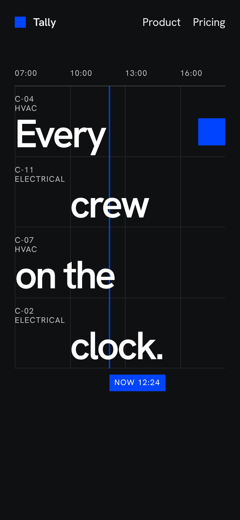Tally on a phone